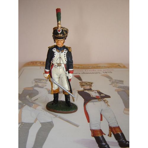 Soldats Des Guerres Napoleoniennes Avec Fascicule : N° 1 Jeune Garde Officier Tirailleurs Chasseurs 1810
