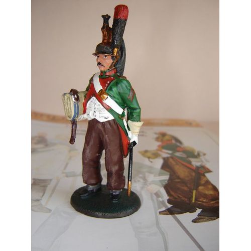 Del Prado Soldats Des Guerres Napoleoniennes Avec Fascicule : N° 9 Dragon 4e Regiment Tenue De Campagne 1810