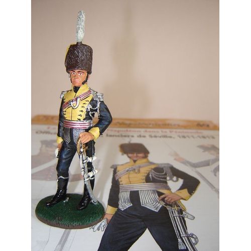 Del Prado Soldats Des Guerres Napoleoniennes Avec Fascicule : N° 49 Officier Superieur Lanciers De Séville, 1811-1813