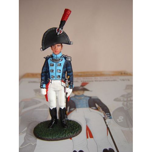 Del Prado Soldats Des Guerres Napoleoniennes Avec Fascicule : N° 76 Officier Leib-Régiment , Hesse- Darmstadt 1812