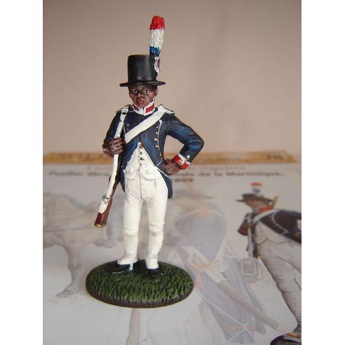 Del Prado Soldats Des Guerres Napoleoniennes Avec Fascicule : N° 78 Fisilier Garde Nationale Martinique 1802-1809