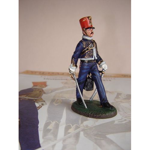 Del Prado Soldats Des Guerres Napoleoniennes Avec Fascicule : N° 90 Campagne De France, Lieutenant 6e Hussards 1814