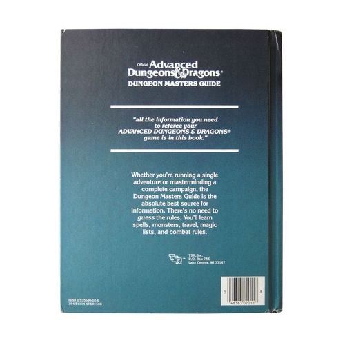 Official Advanced Dungeons & Dragons : Dungeon Masters Guide - By Gary Gygax