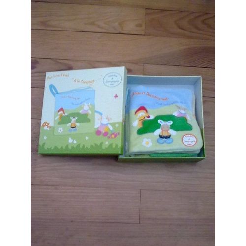 Livre tissu Doudou et Cie - A la campagne