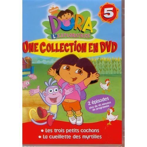 Dora N° 5 - Les Trois Petits Cochons - La Cueillette Des Myrtilles