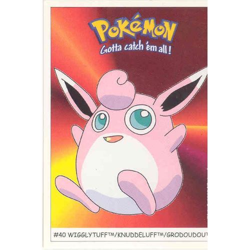 Grodoudou N°40 Carte Pokemon Dunkin Boomer (Sticker)