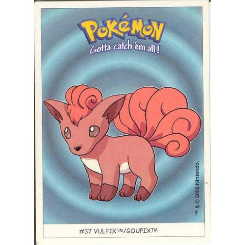 Goupix N°37 Carte Pokemon Dunkin Boomer (Sticker)