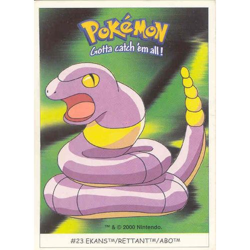 Abo N°23 Carte Pokemon Dunkin Boomer (Sticker)