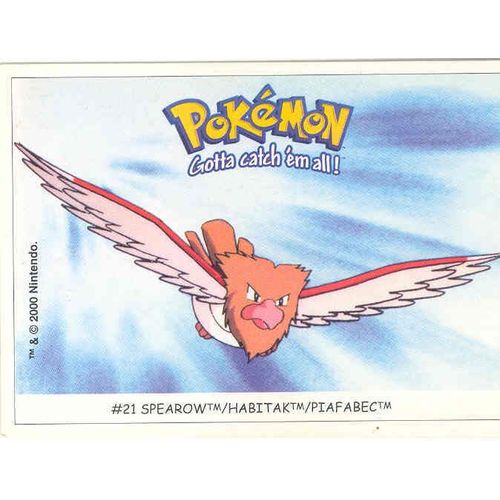 Piafabec N° 21 Carte Pokemon Dunkin Boomer (Sticker)