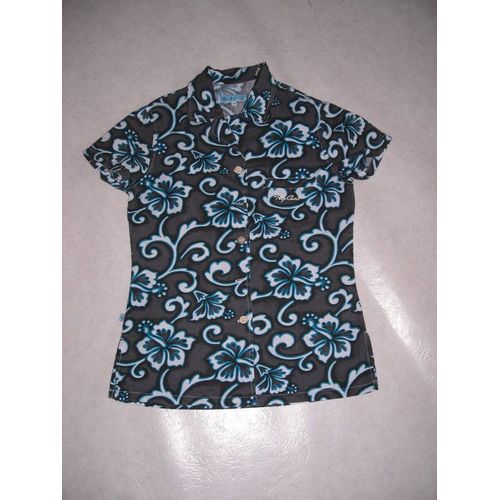 Chemise Rip Curl Grise Et Turquoise