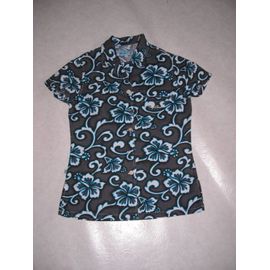 Chemise Rip Curl Grise Et Turquoise