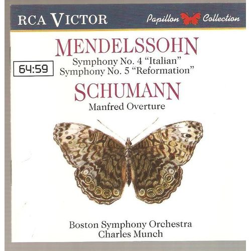 Symphonies Nos. 4 & 5 Boston Symphony Orchestra Orch. C. Münch