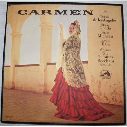 Coffret  Carmen De Bizet 1959 - Sir Thomas Beecham - Avec Un Livret Illustré Et 3 Disques 33t
