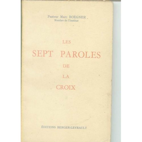 Les Sept Paroles De La Croix