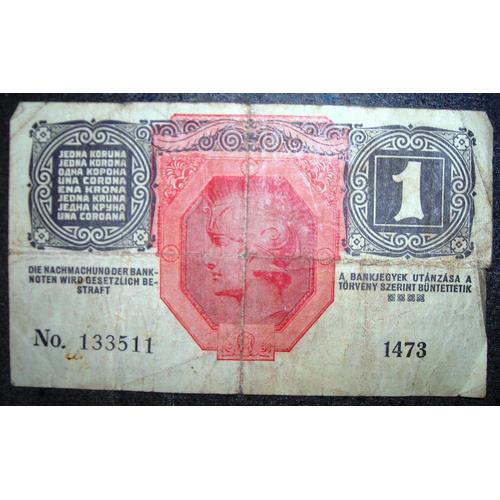 Billet De 1 Krone 1916