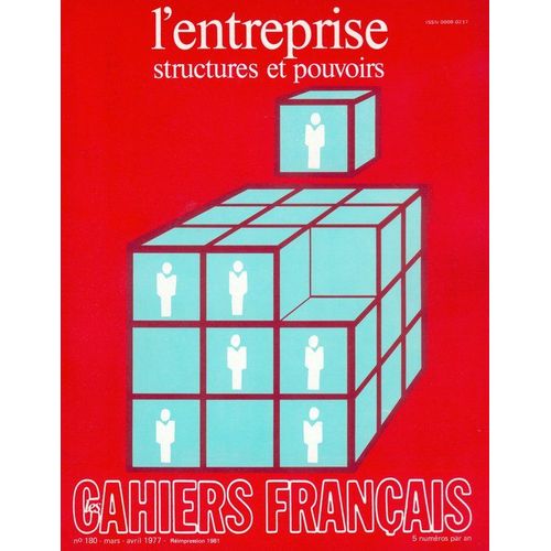 Cahiers Français  N° 180 : L'entreprise Structures Et Pouvoirs