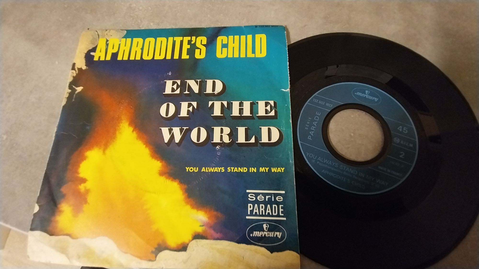 45 Tours Aphrodite S Child En Of The World