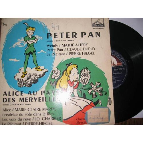 Peter  Pan  / Alice Au Pays Des  Merveilles ( 25 Cm )