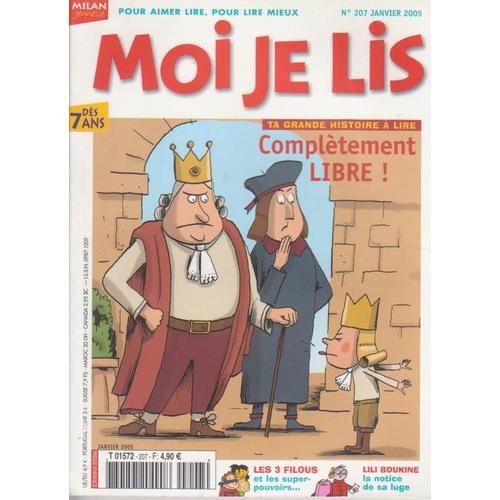 Moi Je Lis  N° 207 : Complètement Libre !