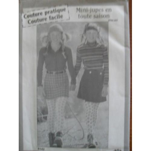 Couture Pratique Couture Facile  N° 5142 : Mini-Jupes En Toute Saison