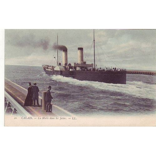 Calais - La Malle Dans Le Jetées - Ref 002 177
