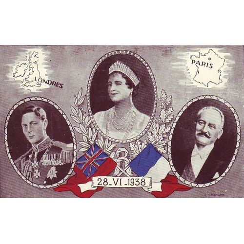 28 Juin 1938 - Carte Souvenir  Au Profit Des Jeunes Soldats Nécéssiteux Et Des Oeuvres De Bienfaisance Anglais À Paris - Ref 002 151