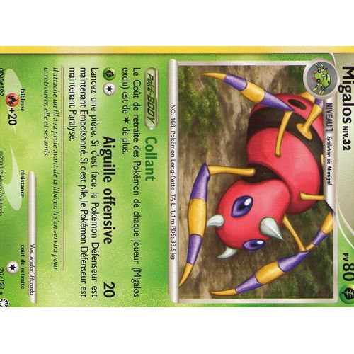 Migalos - Pokemon - Trésors Mystérieux 20 - R