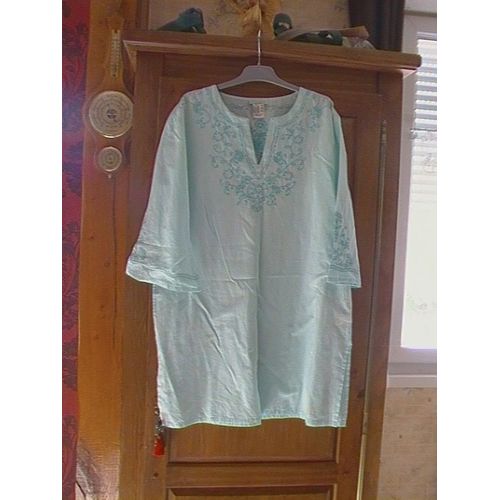 Tunique T 15/16 Ans Bleu Ciel Excellent Etat