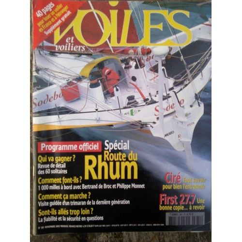 Voiles Et Voiliers  N° 381 : Special Route Du Rhum