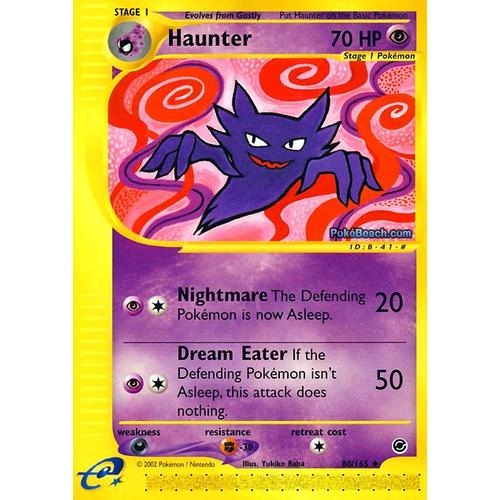 Pokémon - Haunter - 80/165 - Unco - Anglais - Expedition