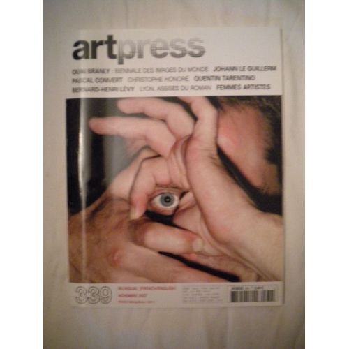 Art Press  N° 339 : Tarentino Quai Branly Pascal Convert Femmes Artistes
