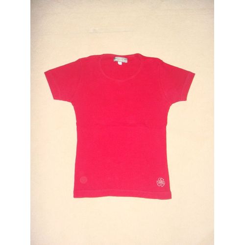 T-Shirt Côtelé Rouge Creeks - Taille 1