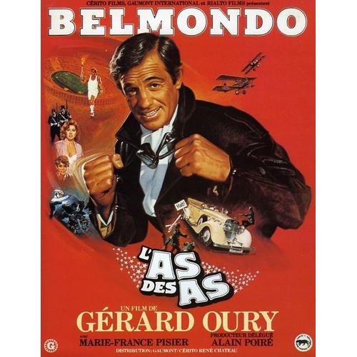 L'as Des As - Dp  N° 0 : Synopsis Dépliant Du Film De Gérard Oury - Jean Paul Belmondo - Marie France Pisier