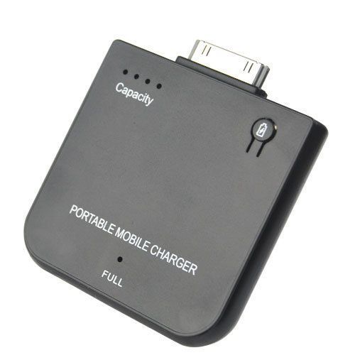 Batterie Secours Externe Noire 1900mah Pour Iphone 4