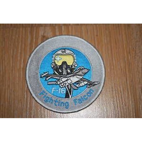 Insigne Tissu Brode F-16 Fighting Falcon