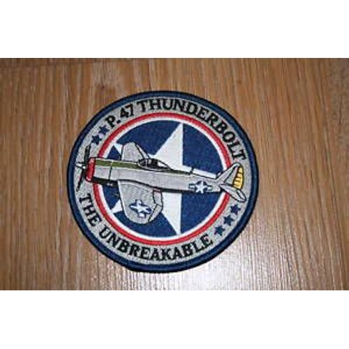 Insigne Tissu Brode P047 Thunderbolt The Unbreakable