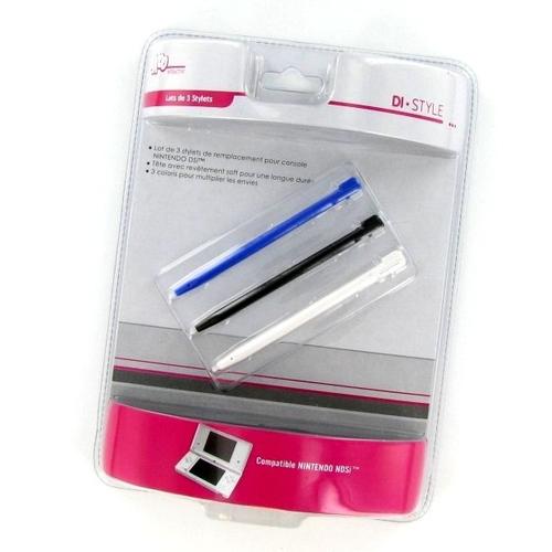 Lot De 3 Stylets Couleurs Pour Nintendo Dsi