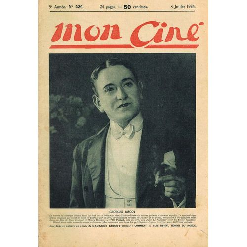 Mon Ciné  N° 229 : Georges Biscot