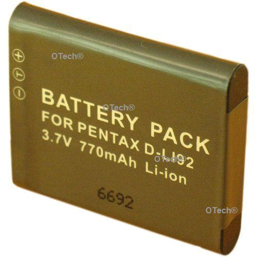 Batterie de haute qualité pour PENTAX D-LI92