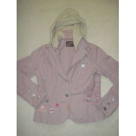 Veste Toile Rose Bershka - Taille L