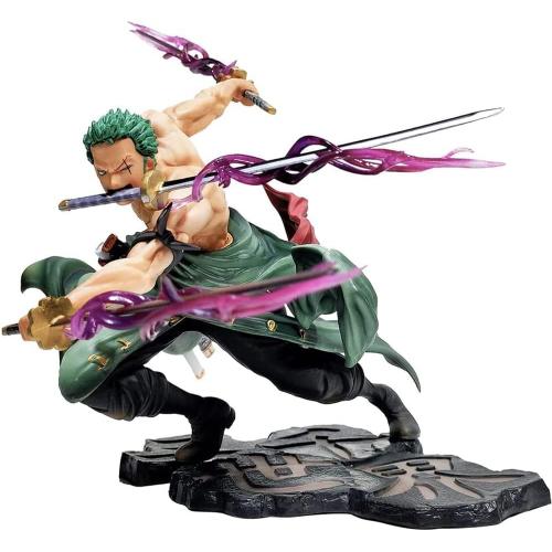 One Piece Roronoa Zoro Figurine, 1 Pcs One Piece D'anime Collection Modèle Animations Character Model Statues Collectibles Toy Pour One Piece Fans - 17.5 Cm