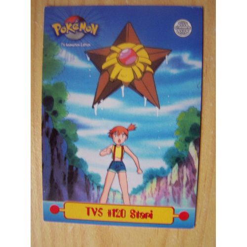 Pokémon Tv5 #120 Stari (Et Ondine) - Tv Animation 1999 Nintendo