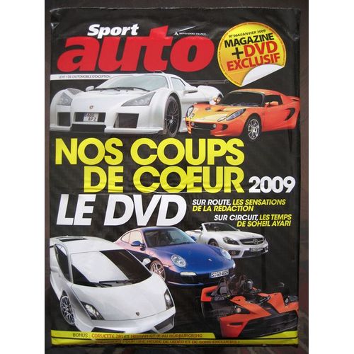 Sport Auto  N° 564 : Coups De Coeur 2009: Gumpert Apollo / Lamborghini Lp 560-4 / Lotus Elise Sc / Porsche 911 Carrera 2s Ktm X Bow / Mercedes Sl 63 Amg / Lexus Is F / Formule 1 2009