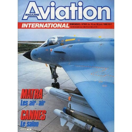 Aviation Magazine  N° 920