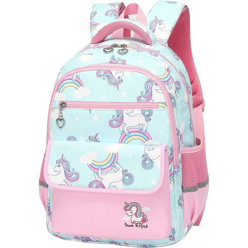 Sacs ¿¿ Dos pour Filles, Cartable Fille Primaire Sacs Scolaires pour ¿¿l¿¿ves de la 1¿¿re ¿¿ la 6e /Enfants de 6 ¿¿ 12 ans