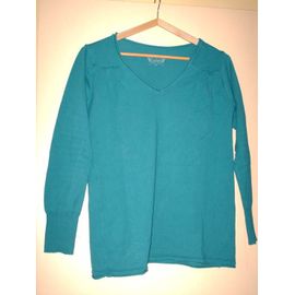 Pull 3 Suisses Turquoise