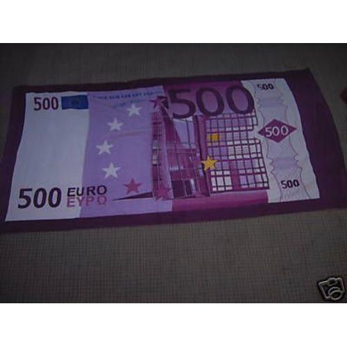 Serviette Styl Billet 500 Euro Neuf Voir