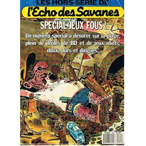 Les Hors Serie De L'echo Des Savanes Hors-Série N° 6 : Special Jeux Fous