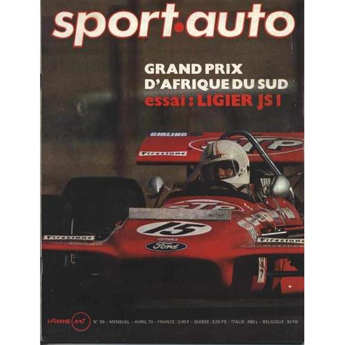 Sport Auto  N° 99 : Gp D'afrique Du Sud / Essai : Ligier Js1