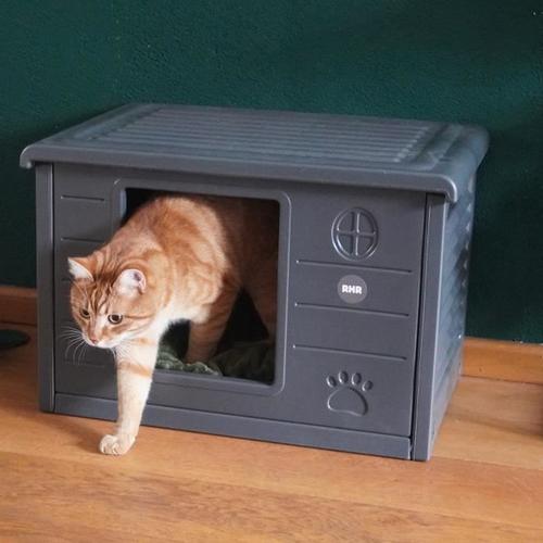 Maison Pour Chat Villa De Luxe Xxl Dark Grey